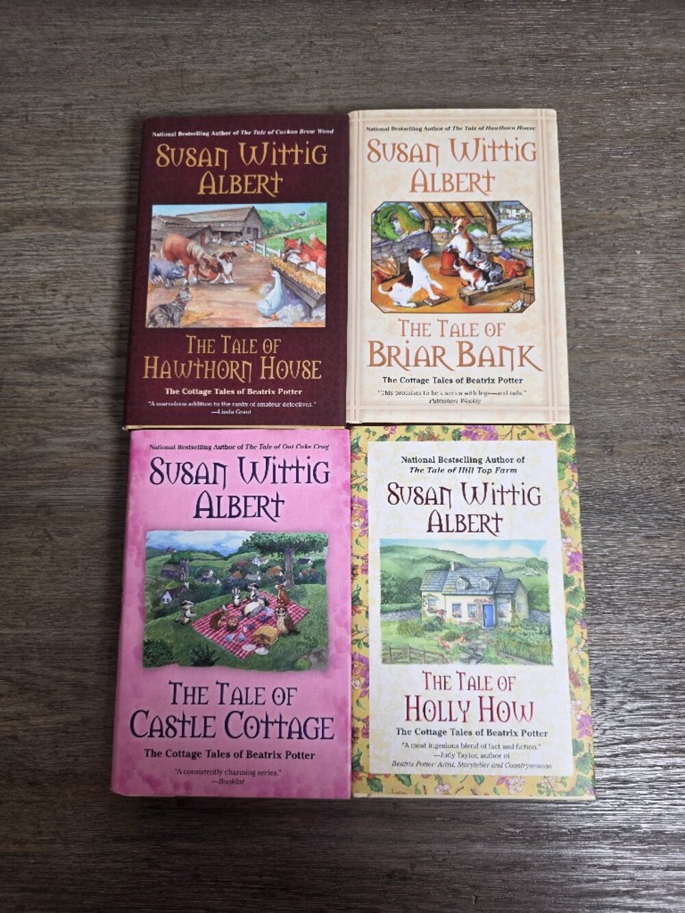 Set of 4 HC Books The Cottage Tales of Beatrix Potter Series (Books 2, 4, 5, 8)